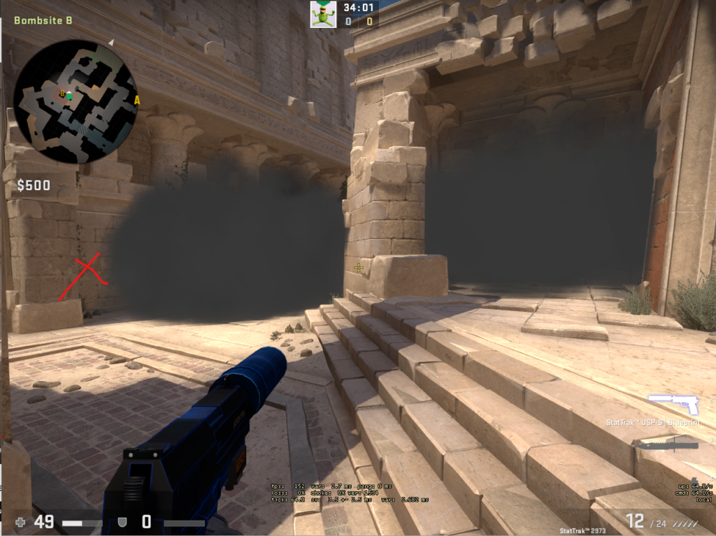 Meilleurs spots de fumée et de nade pour Anubis dans CS: GO - 3