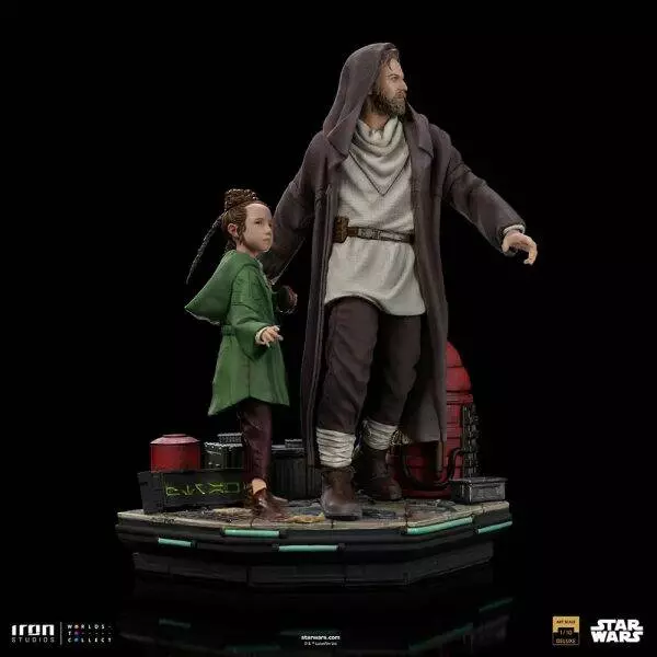 Star Wars : Obi-Wan Kenobi et Young Leia Statue Art Scale dévoilée par Iron Studios - 15