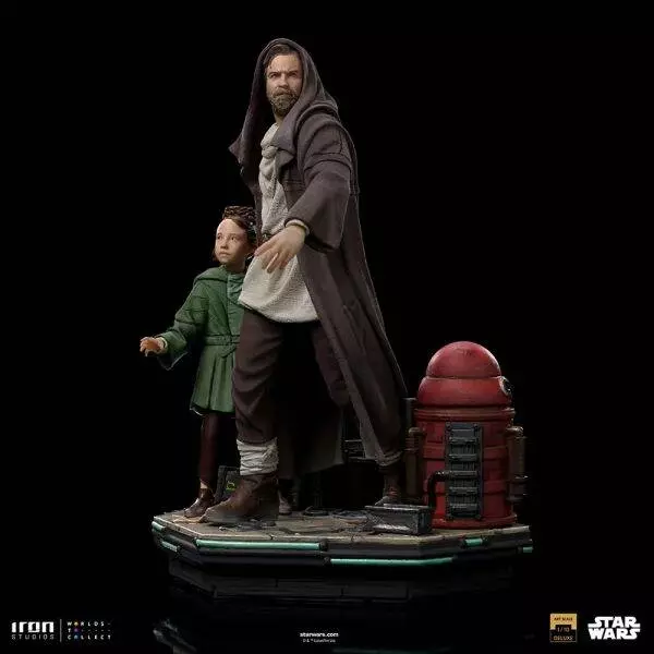 Star Wars : Obi-Wan Kenobi et Young Leia Statue Art Scale dévoilée par Iron Studios - 7