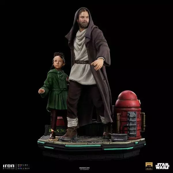 Star Wars : Obi-Wan Kenobi et Young Leia Statue Art Scale dévoilée par Iron Studios - 5