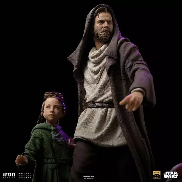 Star Wars : Obi-Wan Kenobi et Young Leia Statue Art Scale dévoilée par Iron Studios - 17