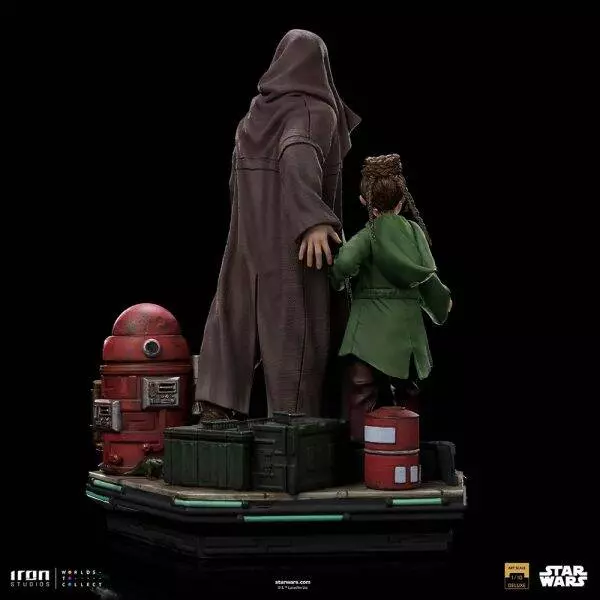 Star Wars : Obi-Wan Kenobi et Young Leia Statue Art Scale dévoilée par Iron Studios - 13