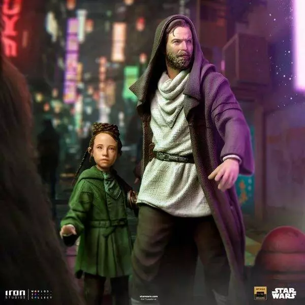 Star Wars : Obi-Wan Kenobi et Young Leia Statue Art Scale dévoilée par Iron Studios - 19