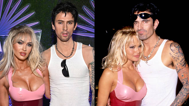 Machine Gun Kelly et Megan Fox ont claqué le costume "sourd" de Pam et Tommy 2 Machine Gun Kelly et Megan Fox ont claqué le costume "sourd" de Pam et Tommy - 1