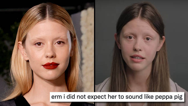 La vraie voix de Mia Goth casse Internet 2 La vraie voix de Mia Goth casse Internet - 1