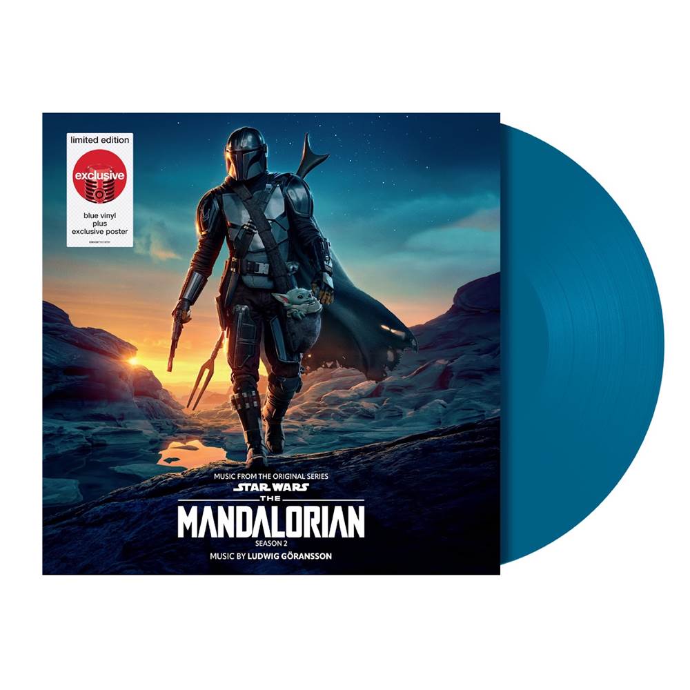 Apportez chez vous la musique de la saison 2 de "The Mandalorian" sur vinyle bleu, en exclusivité chez Target. - 3