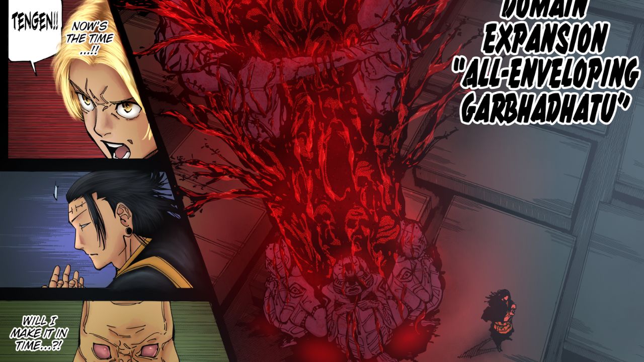 Jujutsu Kaisen Chapitre 206 Date de sortie : Kenjaku libère l'expansion du domaine, Yuki a quelque chose de prévu pour lui ! 2 Jujutsu Kaisen Chapitre 206 Date de sortie : Kenjaku libère l'expansion du domaine, Yuki a quelque chose de prévu pour lui ! - 1