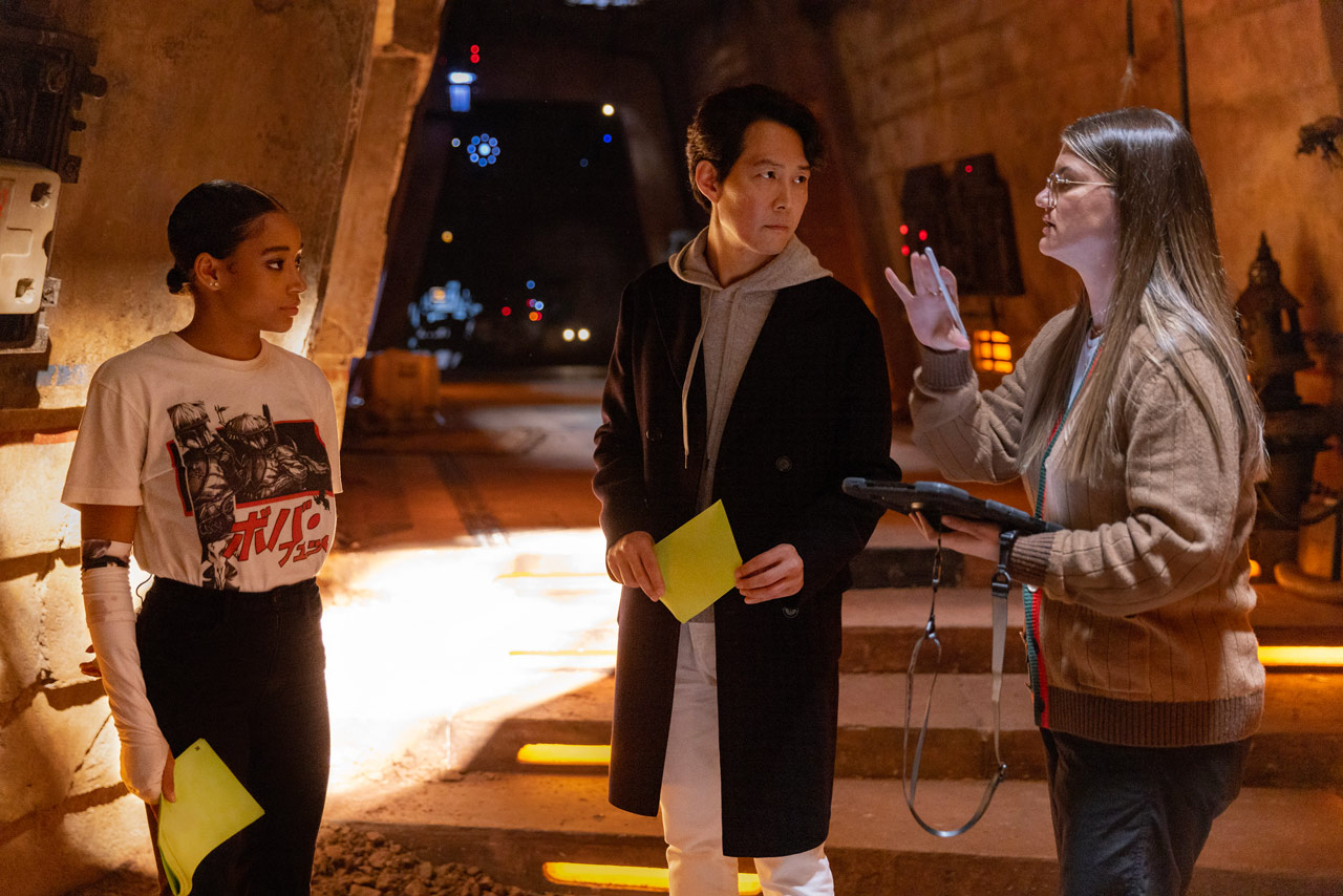 Amandla Stenberg, Lee Jung-jae et Leslye Headland dans les coulisses de The Acolyte.