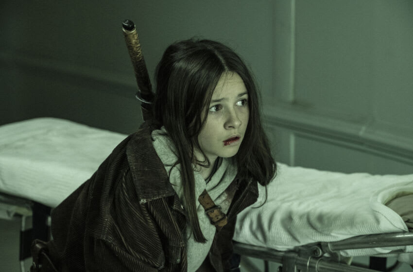 Cailey Fleming dans le rôle de Judith - The Walking Dead _ Saison 11, épisode 24 - Crédit photo : Jace Downs/AMC