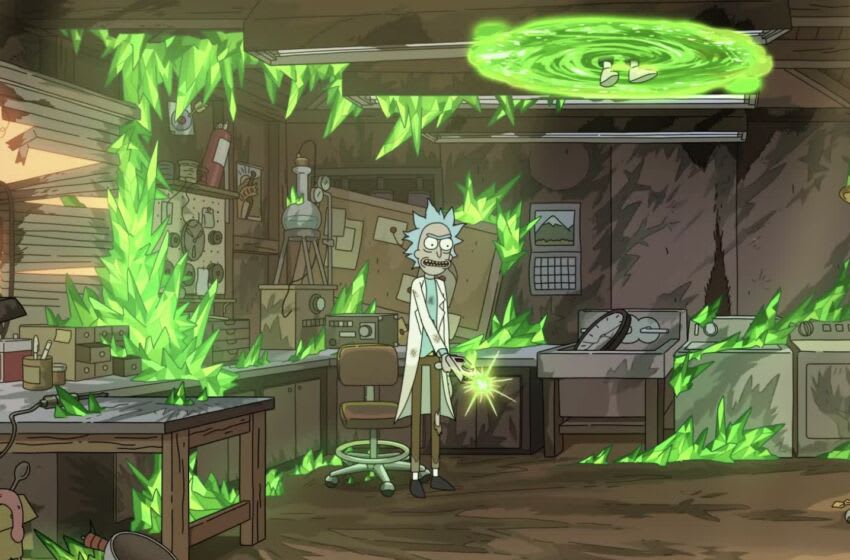 Rick et Morty construisent une maison avec trois murs dans "Full Meta Jackrick". 3 Image : Rick et Morty/Adult Swim