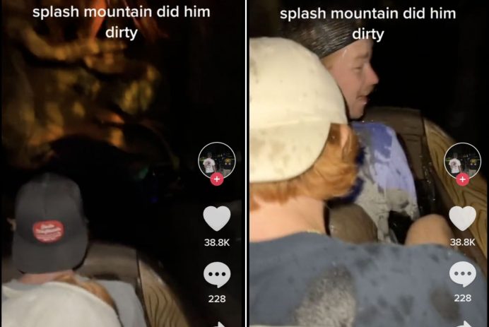 Un passager trempé a essentiellement "passé sous l'eau" pendant le trajet à Splash Mountain: "L'a-t-il sali" - 1