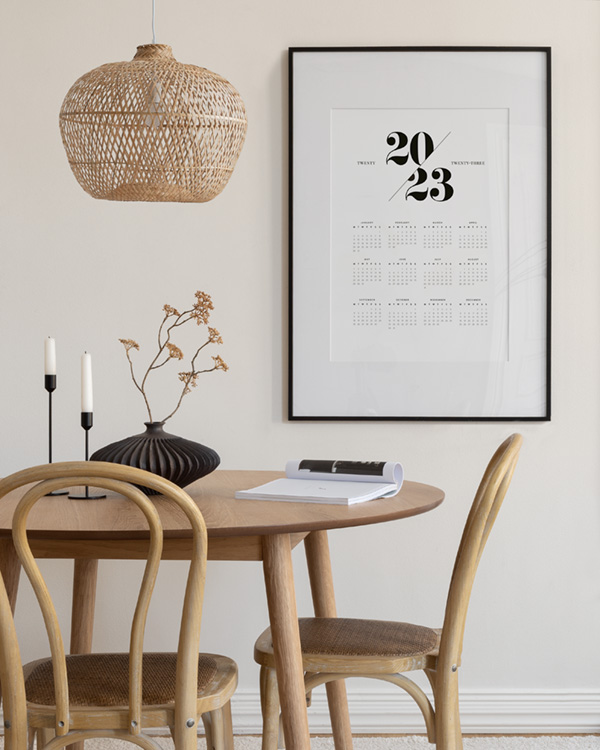Façons créatives de créer un mur caractéristique dans votre maison 4 Calendrier de conception