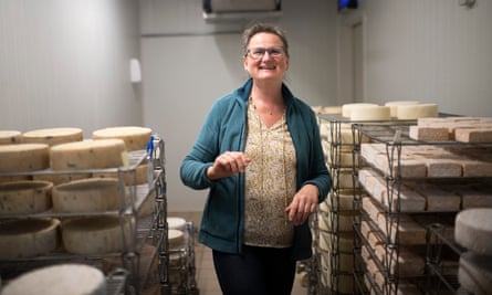 Anne-Claude Lamblin au fromage fermier.