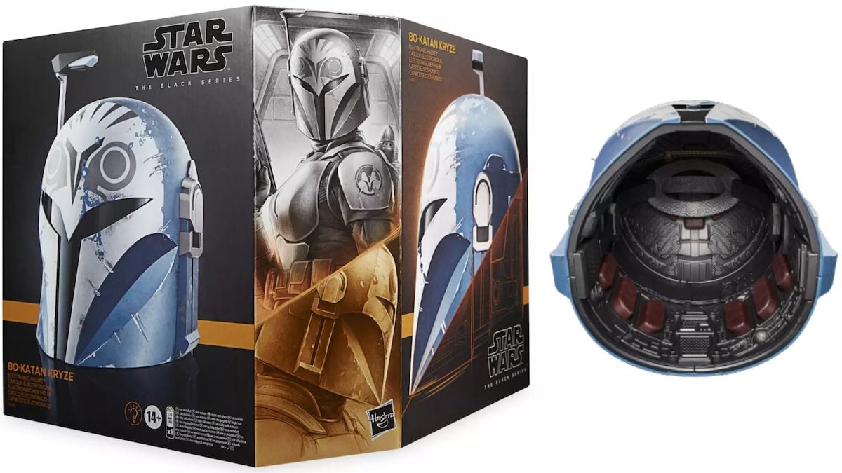 Les meilleurs cadeaux pour les fans de "Star Wars" en 2022 | The Mary Sue 6 L'emballage d'une réplique de Bo-Katan Kryze