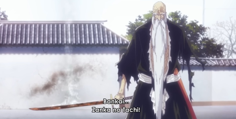 Quelle est la force de Yamamoto dans Bleach ? Expliqué 4 Yamamoto Bankaï