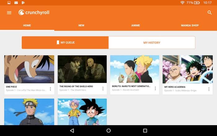 Correction : Continuer à regarder sans effacer sur Crunchyroll 4 Historique de Crunchyroll