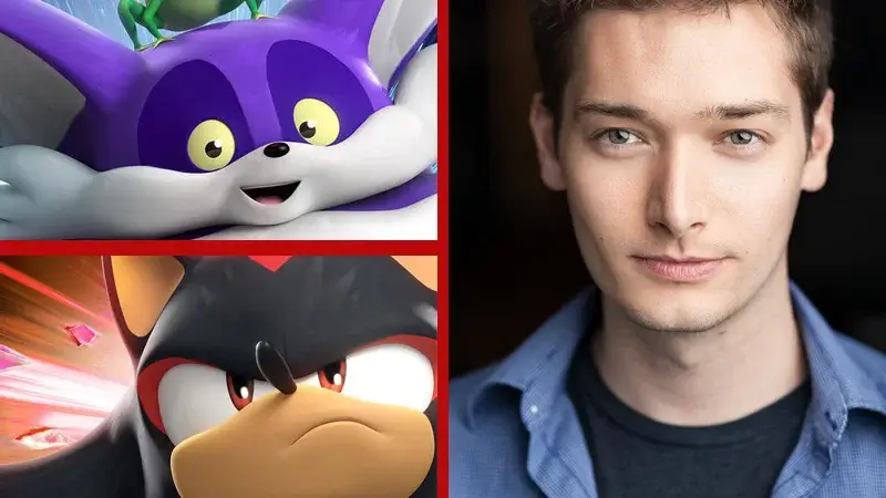 Ian Hanlin dans le rôle de Big The Cat et Shadow the Hedgehog Ian Hanlin dans le rôle de Big The Cat et Shadow the Hedgehog