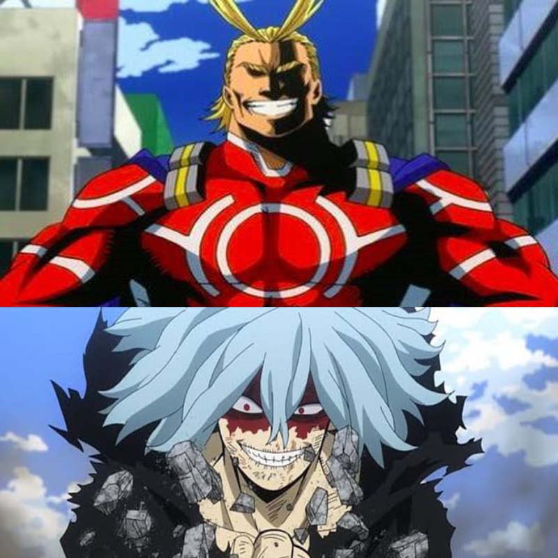 All Might contre Shigaraki