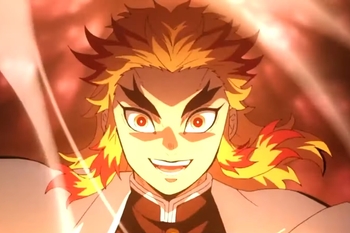 15 beaux personnages d'anime avec des cheveux coupés au loup 5 Kyôjuro Rengoku