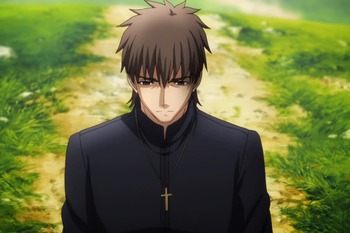 15 beaux personnages d'anime avec des cheveux coupés au loup 7 Kirei Kotomine