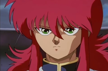 15 beaux personnages d'anime avec des cheveux coupés au loup 13 Kurama YYH