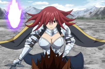 Liste des 15 personnages d'anime avec des voix profondes 10 Erza Scarlet