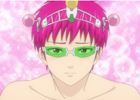 15 mecs anime les plus beaux avec des cheveux roses, (liste) 16 Saiki Kusuo