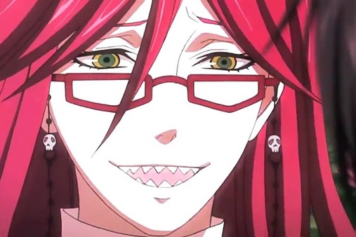 15 meilleurs personnages d'anime avec des dents pointues | Lister 13 Grell Sutcliff