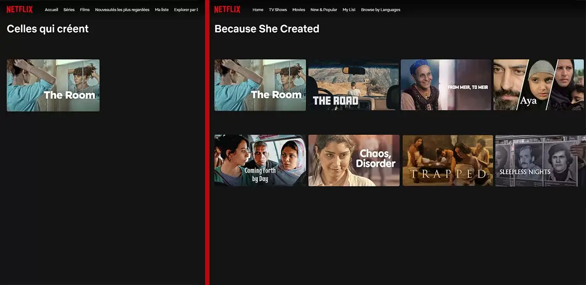 films arabes disponibles sur netflix en france vs autres régions
