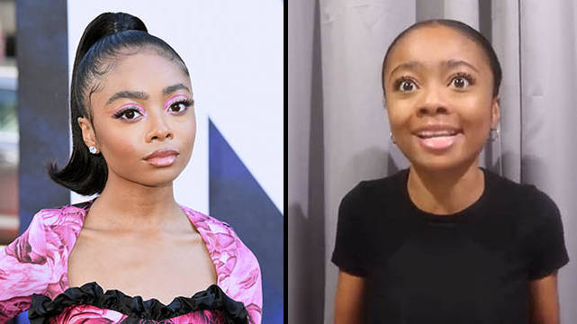 Skai Jackson applaudit à la réaction à la bande d'audition virale de Gossip Girl 2 Skai Jackson applaudit à la réaction à la bande d'audition virale de Gossip Girl - 1