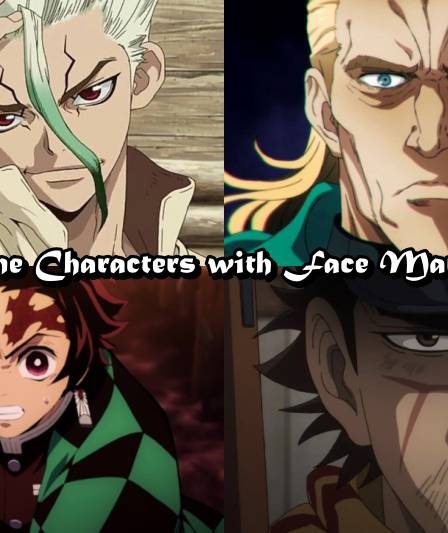 15 personnages d'anime populaires avec des marques de visage (liste) 64 15 personnages d'anime populaires avec des marques de visage (liste) - 63