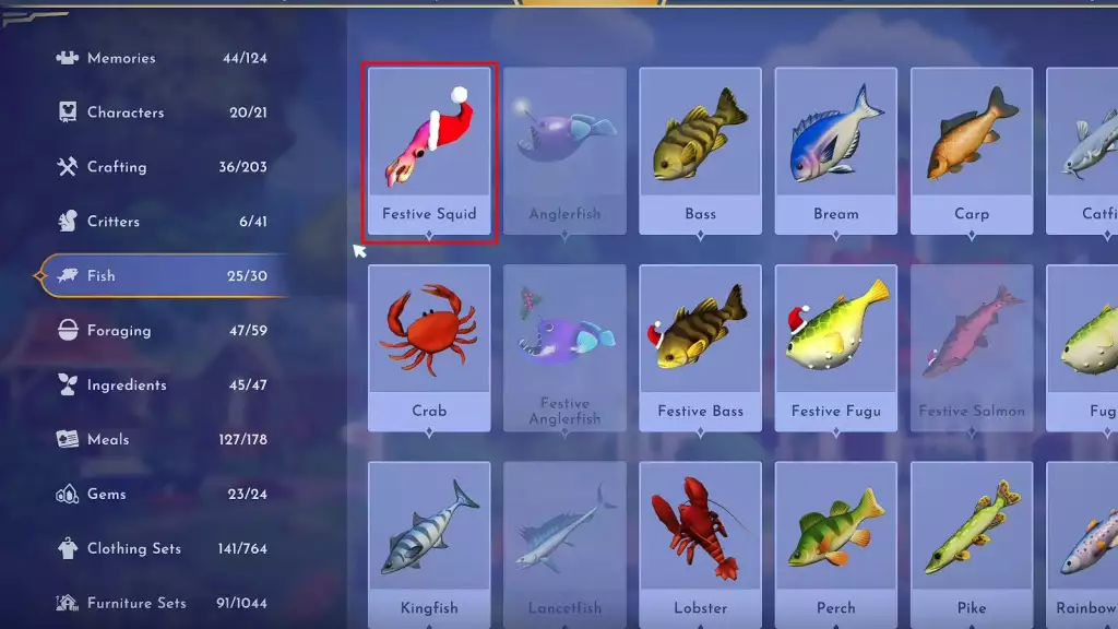 Comment obtenir des calamars festifs à Disney Dreamlight Valley 4 calmar festif disney dreamlight valley