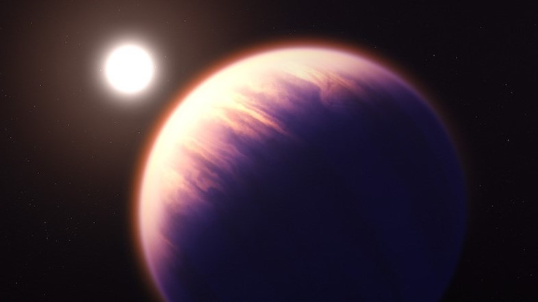   Concept d'artiste de l'exoplanète WASP-39b