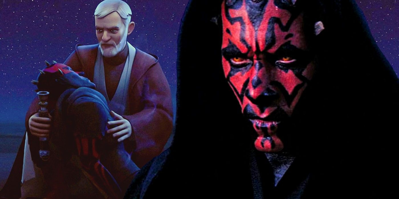 Dark Maul a payé un prix horrifiant pour sa survie dans la Menace Fantôme 1 star wars darth maul sith