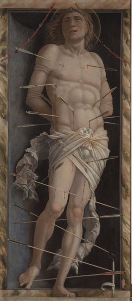 Des chefs-d'œuvre de la Renaissance quittent l'Italie pour la première fois pour être exposés à Paris | Art 1 Peinture d'Andrea Mantegna de Saint Sébastien