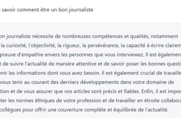 Discutez avec ChatGPT, une intelligence artificielle conçue pour simuler une conversation humaine. › Actualités Geek - 5