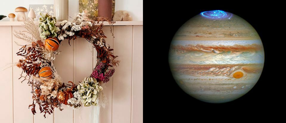 Couronne de Noël DIY : comment créer votre propre guirlande sur le thème de Jupiter 2 Couronne de Noël DIY : comment créer votre propre guirlande sur le thème de Jupiter - 1