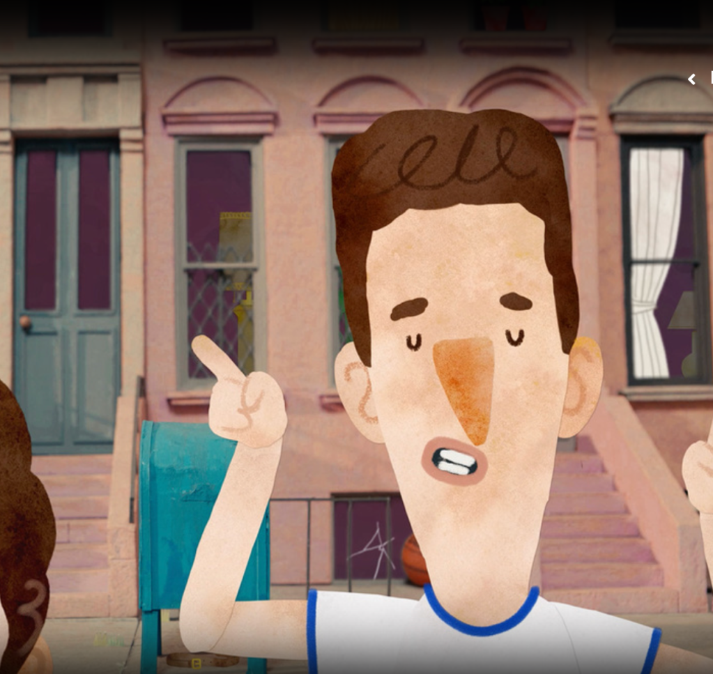 Le film d'animation "The Originals", en lice pour les Oscars, ramène le temps à Brooklyn dans les années 70, quand les enfants jouaient dans la rue et que les voisins se connaissaient. 3 Une version animée de l'un des groupes de copains de Brooklyn dans 'The Originals'.