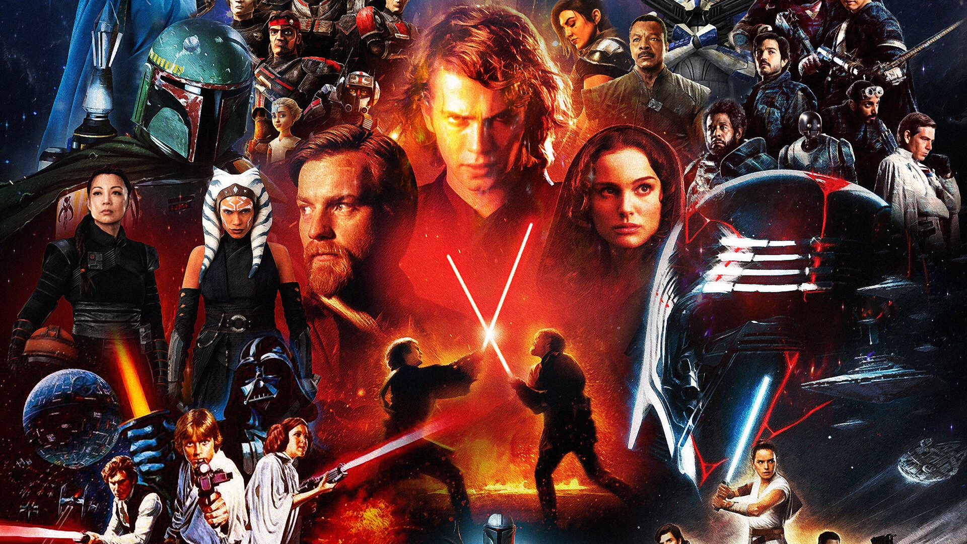 Les fans de "Star Wars" expédient les interactions dont ils rêvent entre des personnages emblématiques qui ne se sont jamais rencontrés. 2 Les fans de "Star Wars" expédient les interactions dont ils rêvent entre des personnages emblématiques qui ne se sont jamais rencontrés. - 1