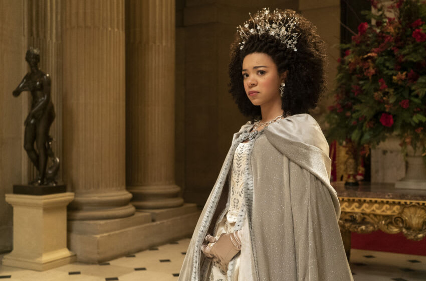 Queen Charlotte : A Bridgerton Story ne sera pas disponible sur Netflix en décembre. 3 Queen Charlotte. India Ria Amarteifio dans le rôle de la jeune reine Charlotte dans l'épisode 101 de Queen Charlotte. Cr. Liam Daniel/Netflix © 2022