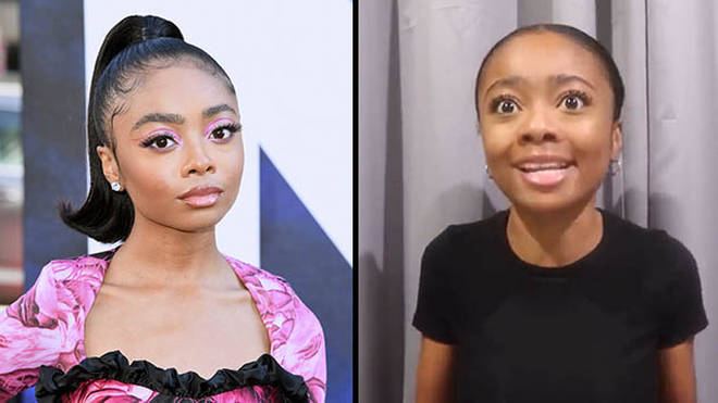 Skai Jackson applaudit à la réaction à la bande d'audition virale de Gossip Girl 3 Skai Jackson répond à l'audition de Gossip Girl