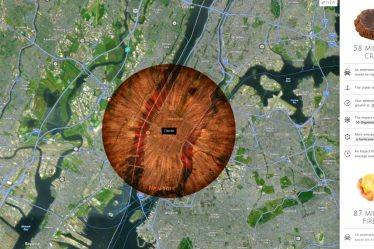 Ce simulateur de lancement d'astéroïdes vous permet de détruire votre ville natale - 3