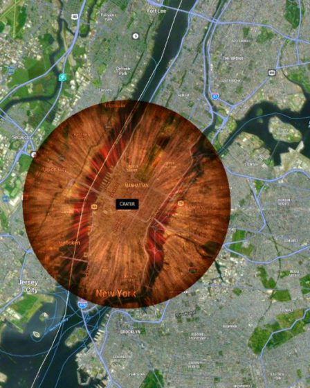 Ce simulateur de lancement d'astéroïdes vous permet de détruire votre ville natale 35 Ce simulateur de lancement d'astéroïdes vous permet de détruire votre ville natale - 34