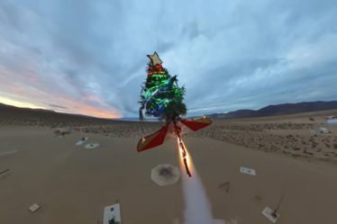 Regardez le lancement épique du sapin de Noël pour les fêtes par les créateurs du DIY "Rocket Tree" (vidéo) - 5