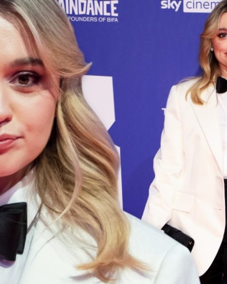 'Sex EducationLa star Aimee Lou Wood excelle dans la vie dans le film " Living " - Q&R - 7