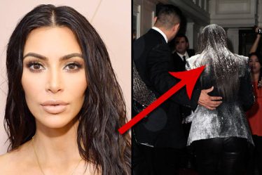 Kim Kardashian aurait mis en scène une bombe à farine sur le tapis rouge - 10