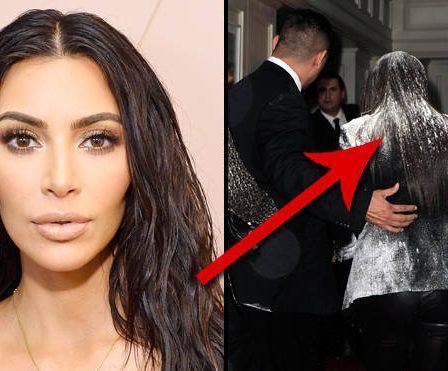 Kim Kardashian aurait mis en scène une bombe à farine sur le tapis rouge 43 Kim Kardashian aurait mis en scène une bombe à farine sur le tapis rouge - 42