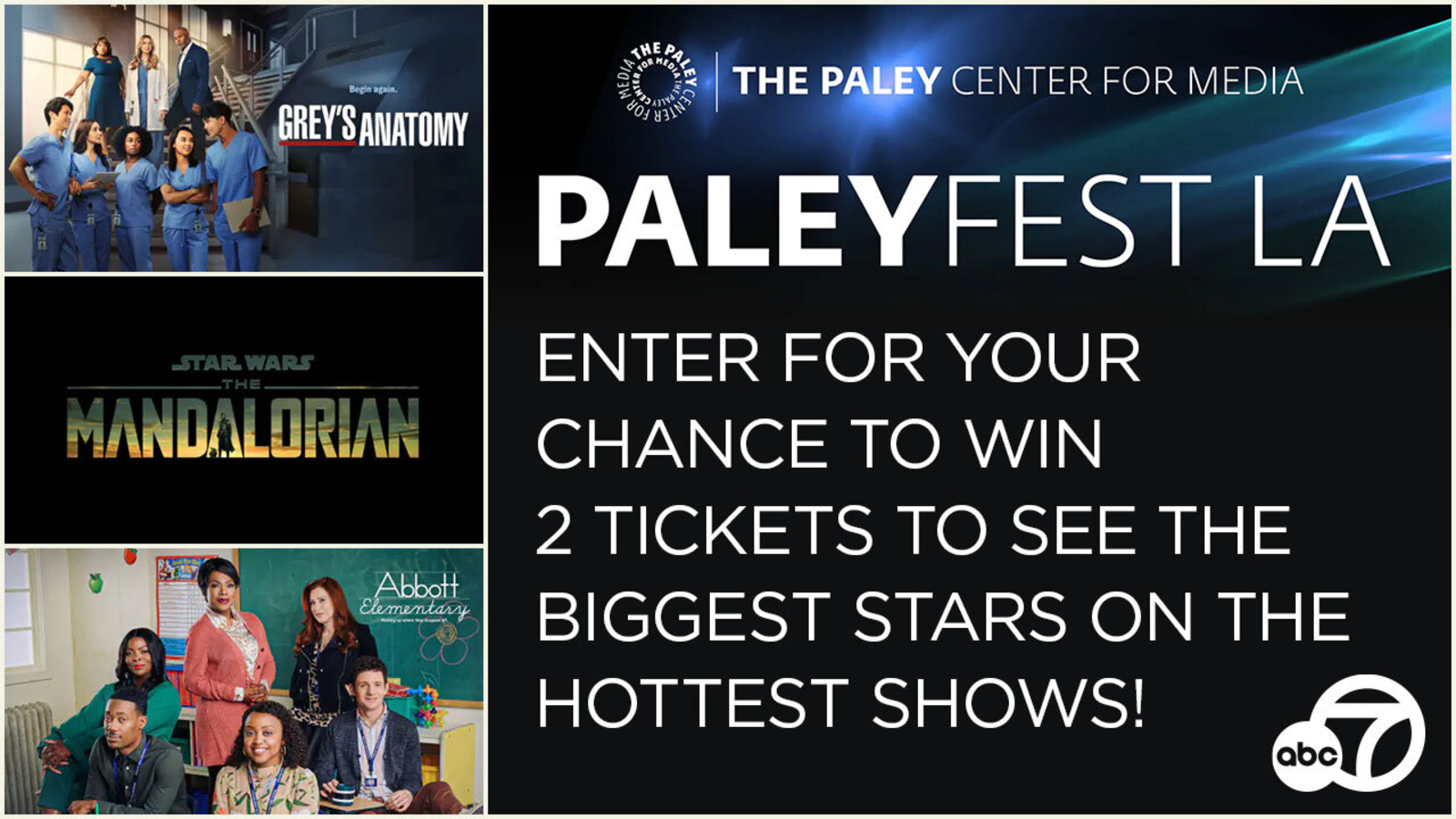 ABC7 vous offre la possibilité de gagner des billets pour le PaleyFest LA ! - 1
