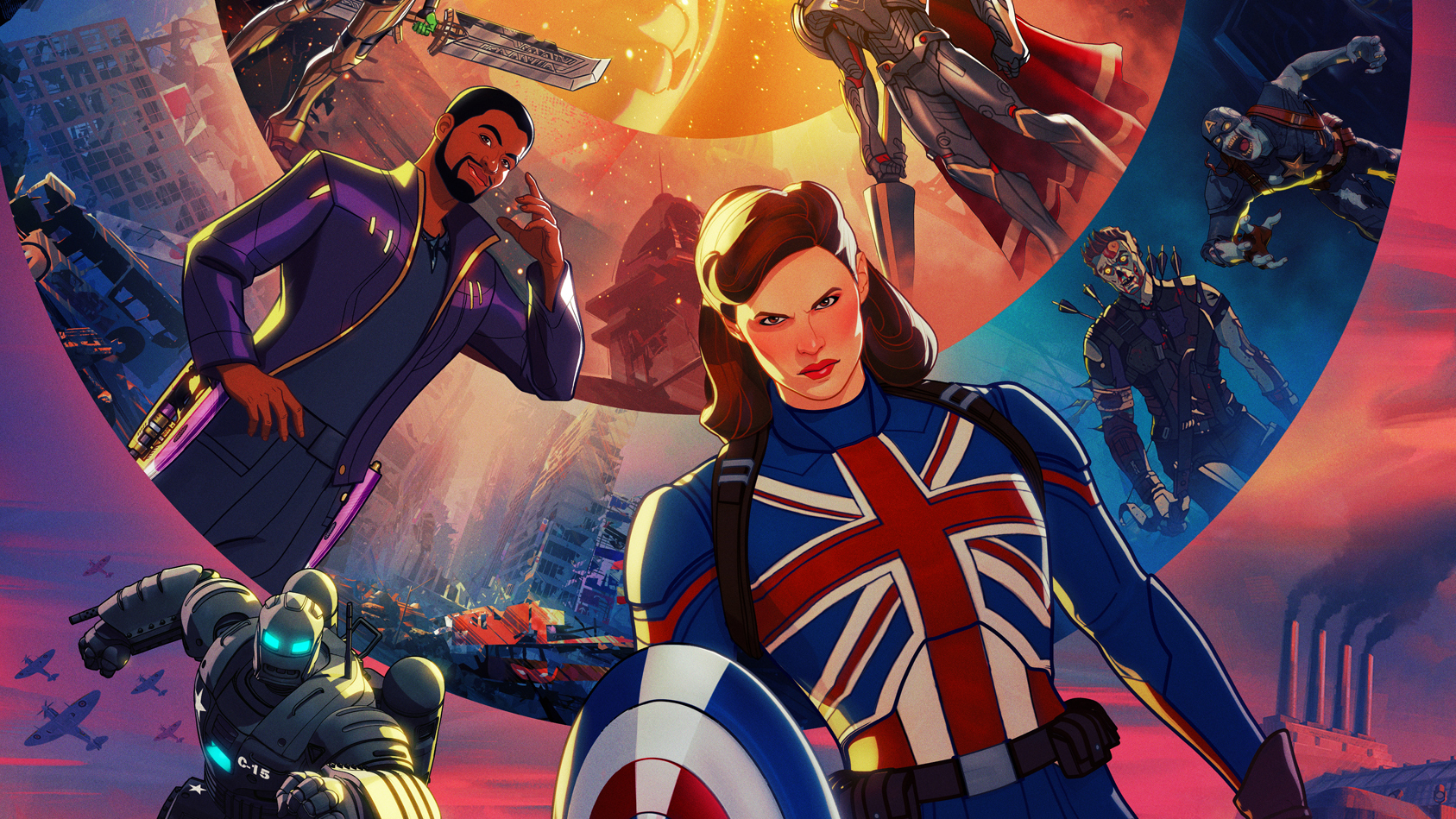 Certaines émissions télévisées de la phase 5 de Marvel pourraient être retardées - mais je ne suis pas inquiet. 5 Une image promotionnelle pour Marvel's What If... ? sur Disney Plus