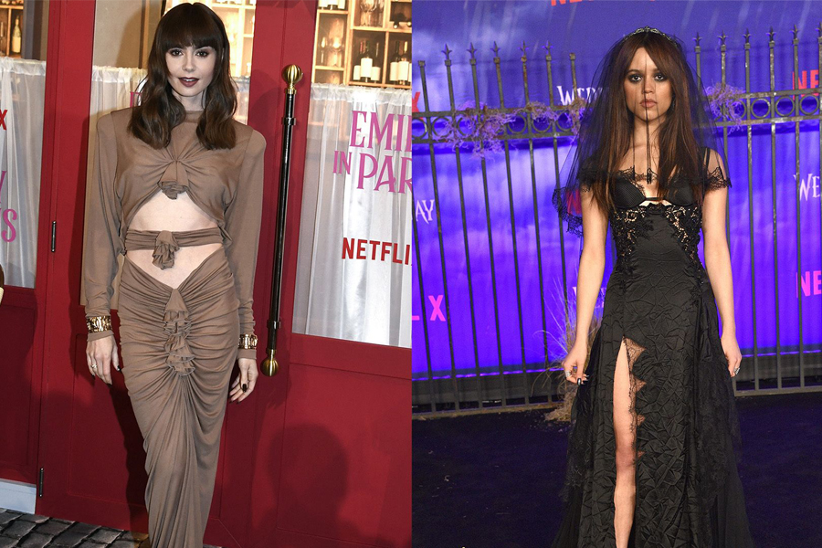 Emily Cooper vs Mercredi Addams : qui est l'icône de mode ultime ?
